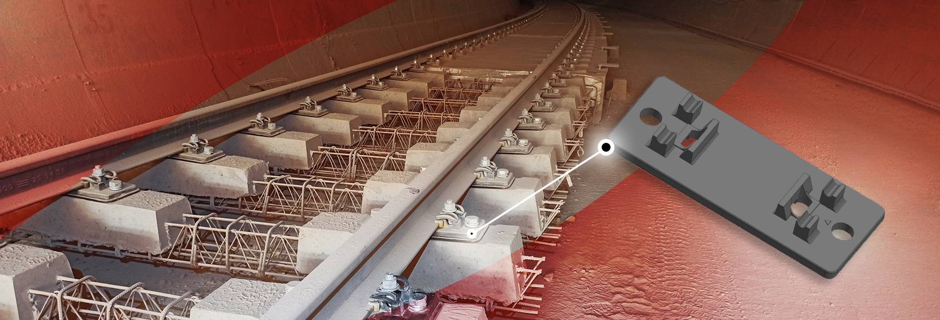 K VOSSLOH BasePlate for Railway and Subway Systems