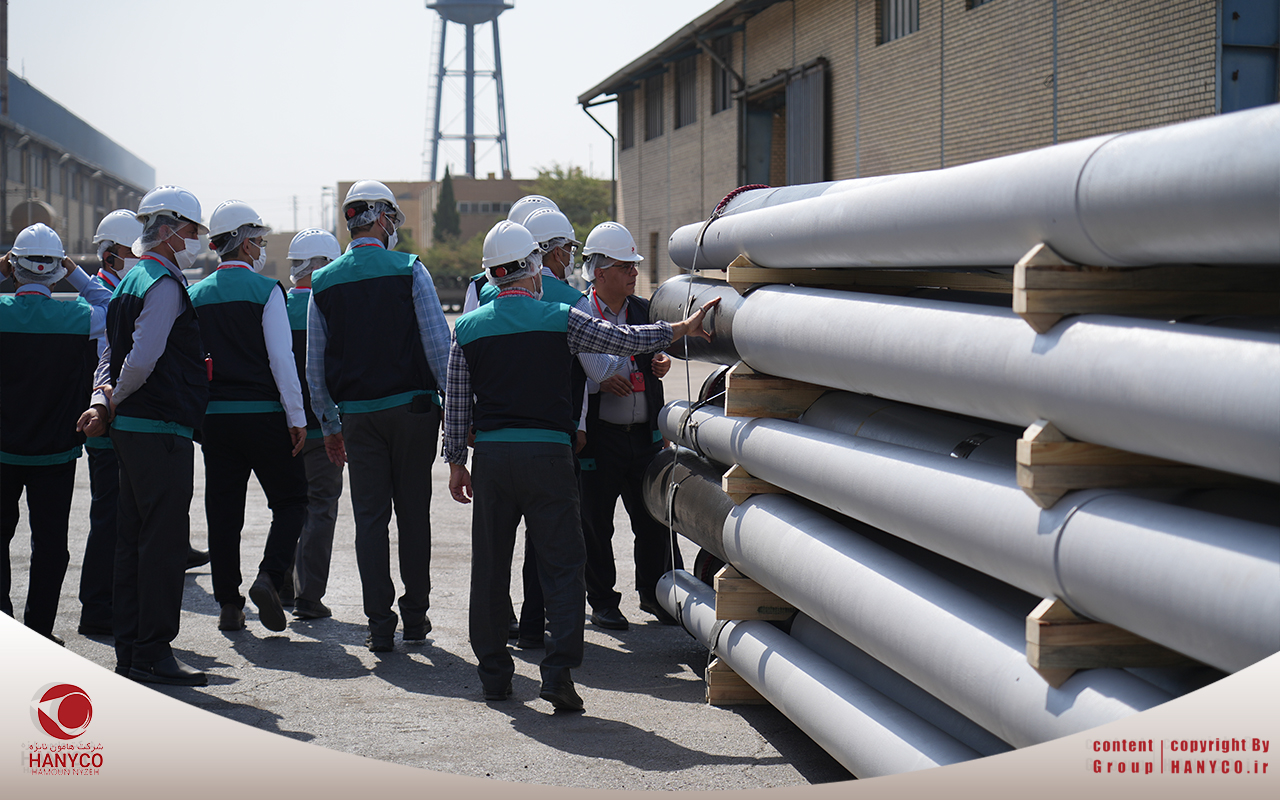 بازدید کارگروه پیشگیری و مقابله با خوردگی تجهیزات شبکه توزیع برق کشور از کارخانه ی هامون نایزه